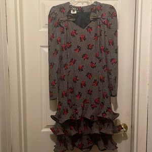 ESCADA Rose Ruffled Dress by Margaretha Ley